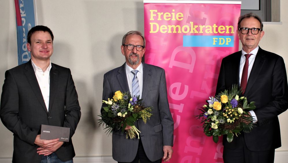 Benedikt Eisele, Hans Baas und Johannes Huber